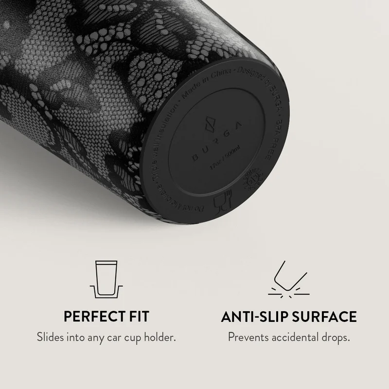 Burga Burga Magnetic Travel Mug Set 700ml Burga Magnetic 700ml Travel Mug Flap & Straw Set Lid Combo – BPA-Free Stainless Steel, Triple-Layer Insulated, Leak-Resistant, Premium Printed Design – Hot & Cold Drinks  | Best Price UAE